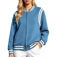thumbnail image 1 of Thickly Lined Fashionable Baseball Jacket, 1 of 4