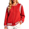 thumbnail image 1 of Thickly Lined Fashionable Baseball Jacket, 1 of 4