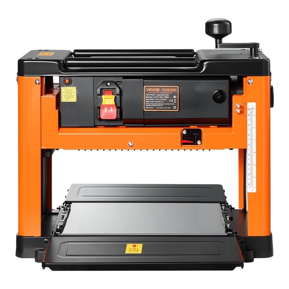 Thickness Planer, 13" Benchtop, 2000W Spiral Cutterhead, for Hard/Soft Wood, 23500 RPM