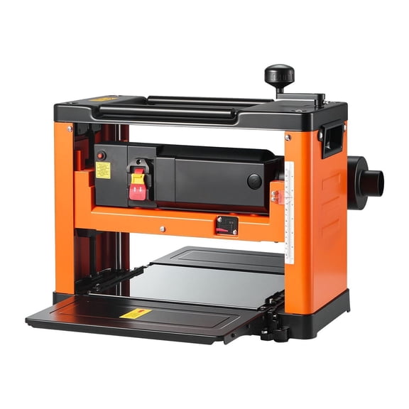 Thickness Planer 13 Inch, Woodworking Power Benchtop Planer with Spiral Cutterhead, 2000W 23500 RPM, for Hard and Soft Wood, Dual Feed System
