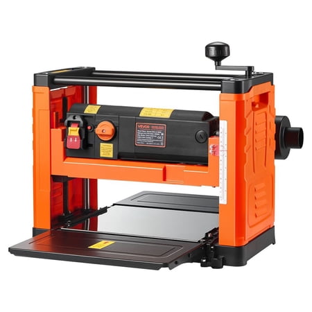 Thickness Planer, Two Speed, 13-Inch Width Worktable Power Benchtop Planer, Three-Blade, 2000W 23500 RPM Powerful Motor, Dual Rollers, Over Protection, Woodworking for Hard & Soft Wood Material