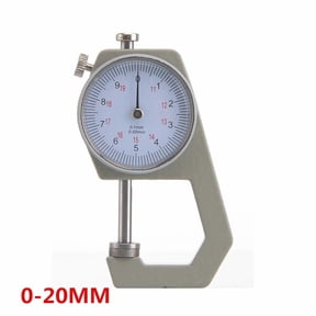 Thickness Round Thickness Tester Dial Indicator Portable Measuring Jewelry Leather Board Equipment0-20MM