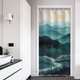 thumbnail image 1 of Thideape Forest Mountain Shower Curtain, 36" x 72", 1 of 6