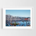 thumbnail image 1 of Thielsen from Crater Lake - Oregon Photography White Framed Wall Art Print 24 x 36 inches, 1 of 3
