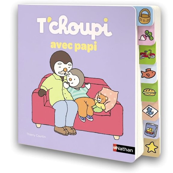 Thierry Courtin T'choupi: Une journe avec papi: Album (Paperback)