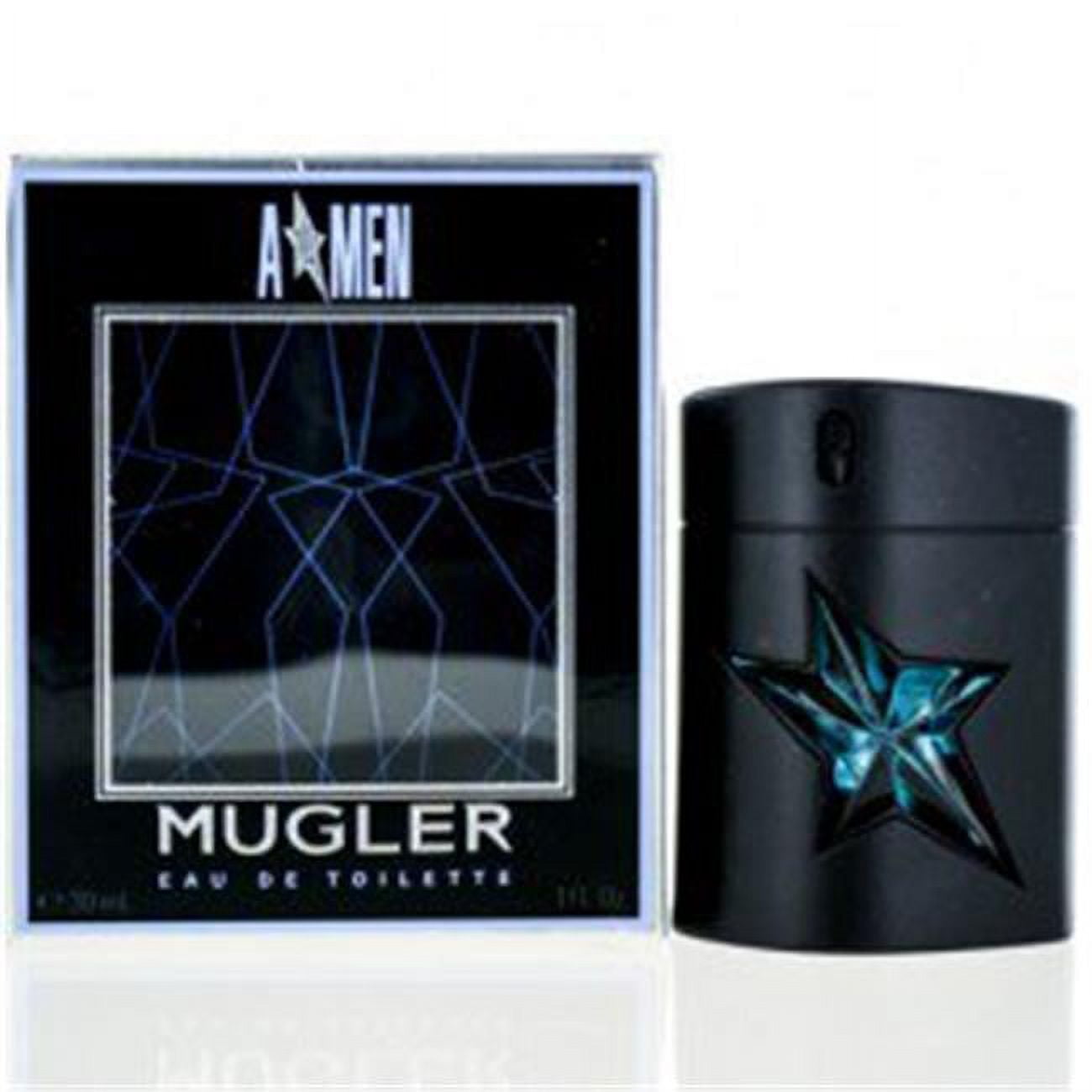 Thierry Mugler ANGMTS1WB 1 oz Angel Men EDT Spray Rubber Flask Window Box for Men