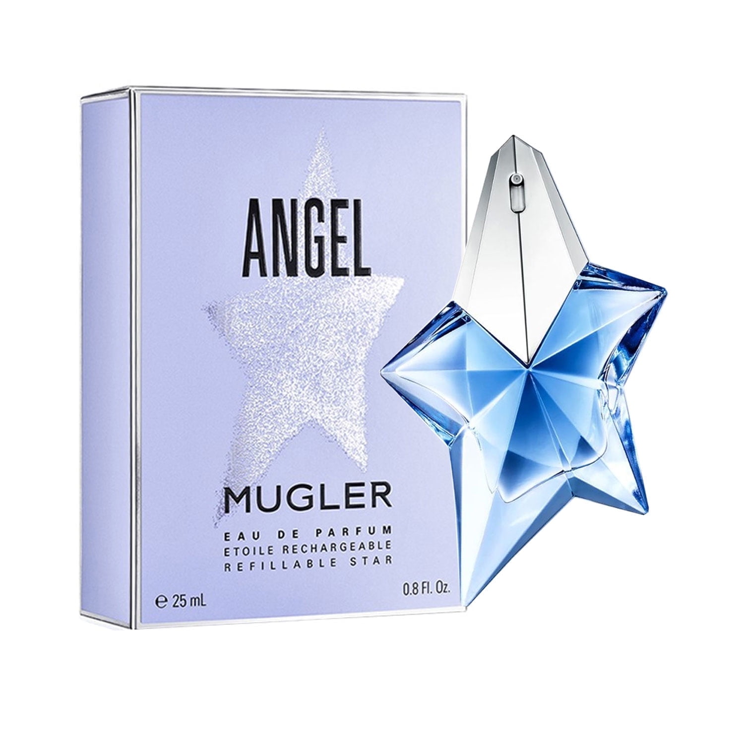 Angel Eau De Parfum Spray Refillable By Thierry Mugler - 0.8 oz Angel Eau De Parfum Spray Refillable By Thierry Mugler - 0.8 oz