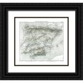 thumbnail image 1 of Thiers 13x12 Black Ornate Wood Framed with Double Matting Museum Art Print Titled - Spain Portugal - Thiers 1866, 1 of 4