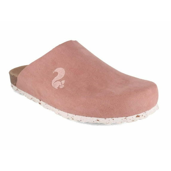Thies Women clogs Eco Bio 'Full Slide', light pink