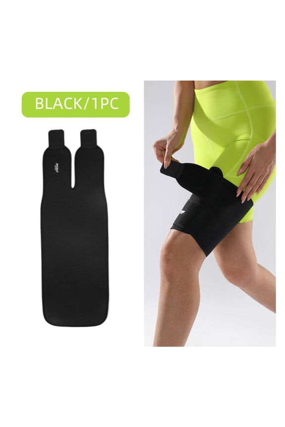Thigh Brace Hamstring Wrap Compression Sleeve Trimmer I1H0
