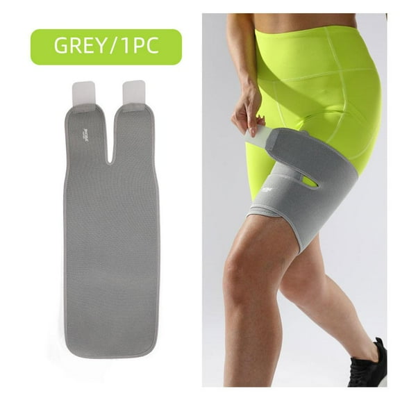 Thigh Brace Hamstring Wrap Compression Sleeve Trimmer Z1K0