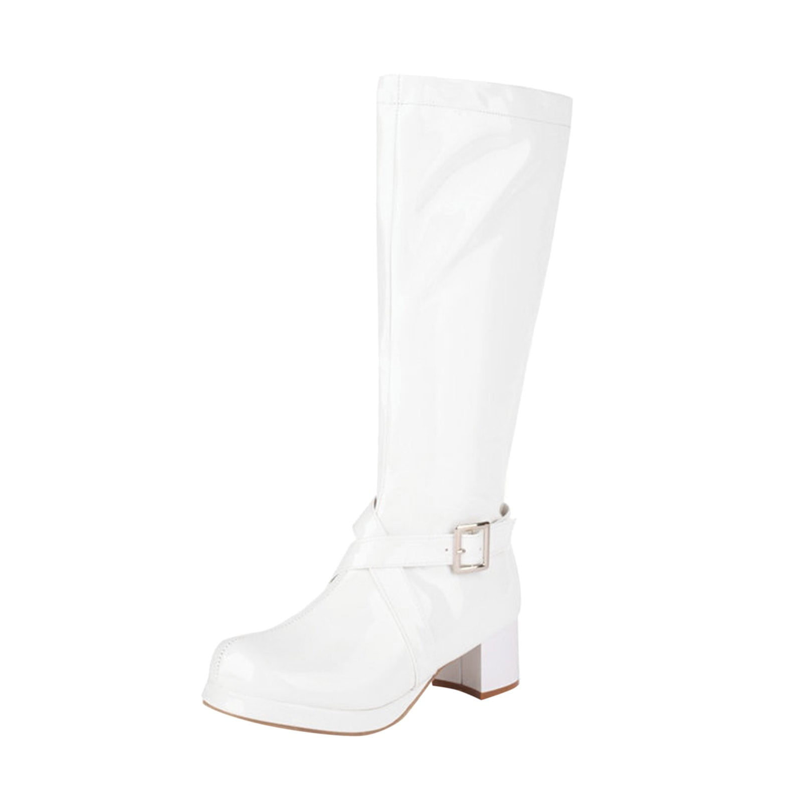 Thigh High Boots for Women Thick Thighs Thick Soled Boots Reversable