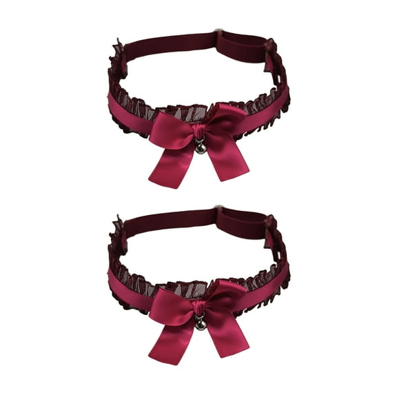 Thigh High Garter Belt Punk Gotik Leg Garter Adjustable Elastic Thigh Rings Garter for Women Halloween Cosplay Costume