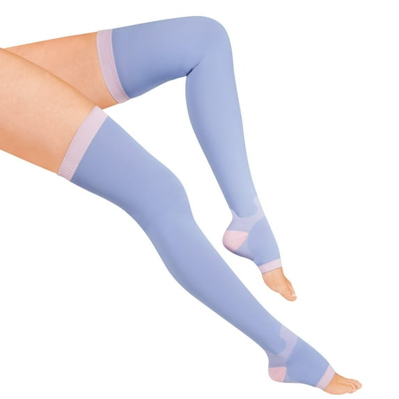 Thigh High Light Compression Sleeping Leggings - Reduce Varicose Spider Vein