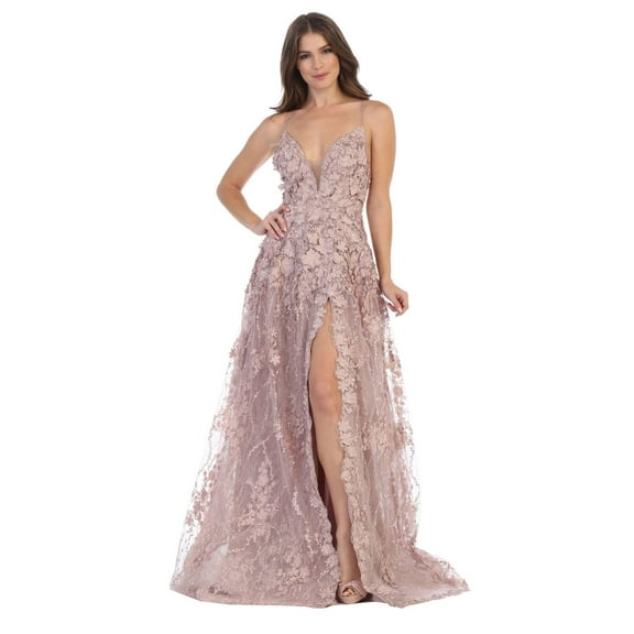 Thigh High Slit Prom Dress