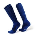 thumbnail image 1 of Thigh High Socks Plus Size Adult Football Socks, Extra Long Padded Sports Socks for Men & Women Athletic Socks Fall Fuzzy Socks Blue L, 1 of 3