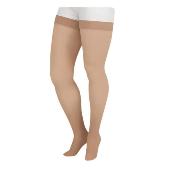 Juzo 2001 Soft Closed Toe Thigh Highs - 20-30 mmHg Reg Beige V