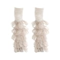 thumbnail image 1 of Thigh High Stockings Gyaru Goth Leg Warmers Rib Knit Boot Socks for Girls Compression Socks for Women Beige One Size, 1 of 4