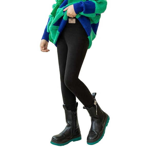 Thigh High Stockings Plus Size Girls Leggings with Pockets Athletic High Waisted Kids Workout Dance Running Yoga Pants Candy Color Leggings Solid Color Leggings Casual