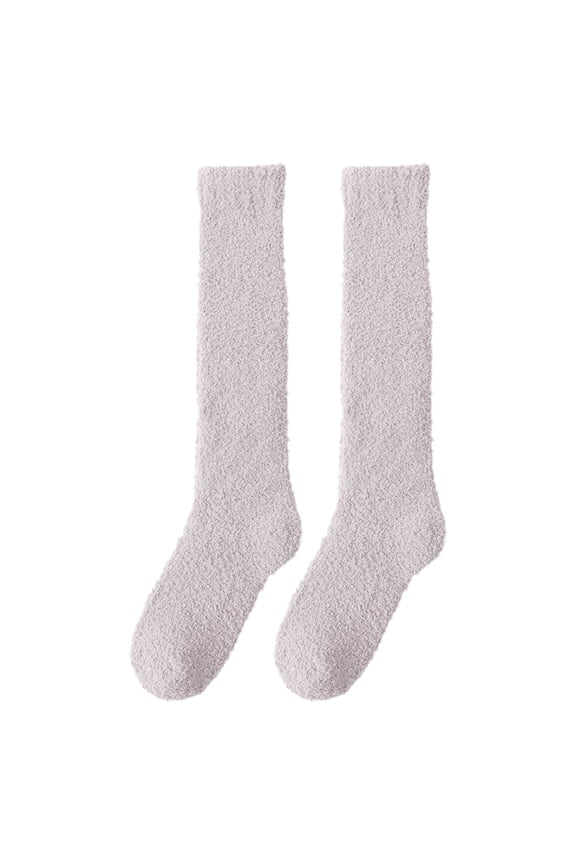 Women Fluffy Winter Socks Warm Knee-High Socks Long | Cosy Thermal Ladies Socks | Women Fluffy Winter Socks Warm Knee High Socks Long Cosy Thermal Ladies Socks Fuzzy Thick for Ladies Girls