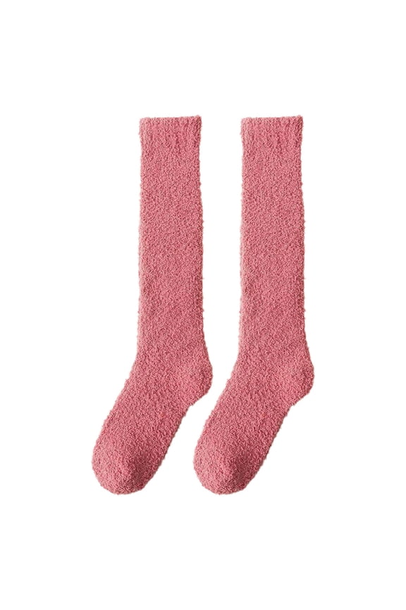 Women Fluffy Winter Socks Warm Knee-High Socks Long | Cosy Thermal Ladies Socks | Women Fluffy Winter Socks Warm Knee High Socks Long Cosy Thermal Ladies Socks Fuzzy Thick for Ladies Girls