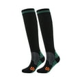thumbnail image 1 of Thigh High Stockings Unisex Compression Socks for Circulation Athletics Cycling Support Compression Socks for Women Black S, 1 of 5