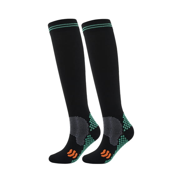 Thigh High Stockings Unisex Compression Socks for Circulation Athletics Cycling Support Compression Socks for Women Black S