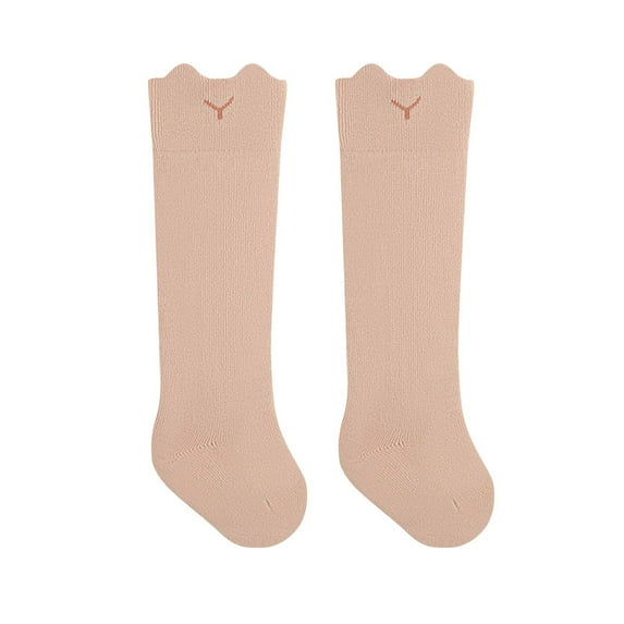Thigh-High Stockings for Toddlers Kids 0-3 Years Cotton Over the Knee Socks Boys & Girls Infant Cute Solid Comfort Long Boot Sock