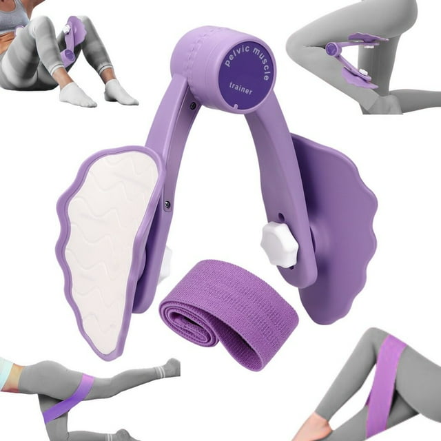 Thigh Master with Resistance Band, Hip Trainer Kegel Exerciser for