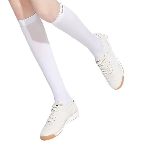 Thigh Sun Sleeves Leg Sleeves UV Protection Open Heel Cooling Sleeves Stockings For Tennis Golf