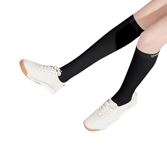 Thigh Sun Sleeves Leg Sleeves UV Protection Open Heel Cooling Sleeves Stockings For Tennis Golf
