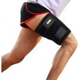 thumbnail image 1 of Support Sleeve - Compression Hamstring Wrap with Anti-Slip Silicone Strips, Quadriceps Support for Sports Recovery and Workouts, 1 of 8