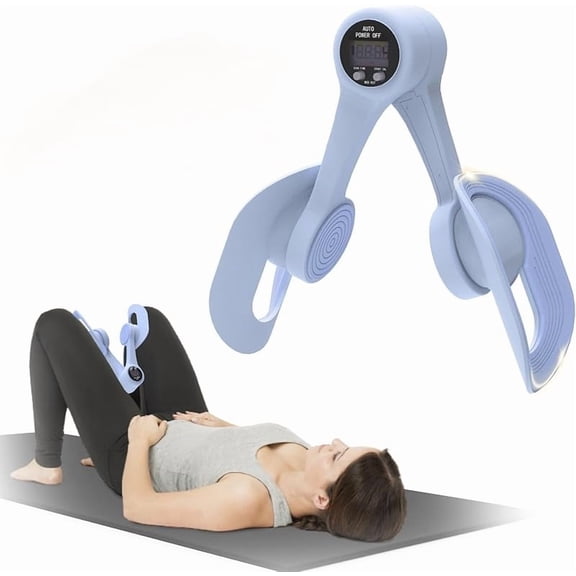 Thigh Trainer, 360 ° Adjustable Pelvic Floor Muscle Trainer with LED Display,  Resistance Band for Women, Home Fitness Equipment for Hip, Leg, Arm