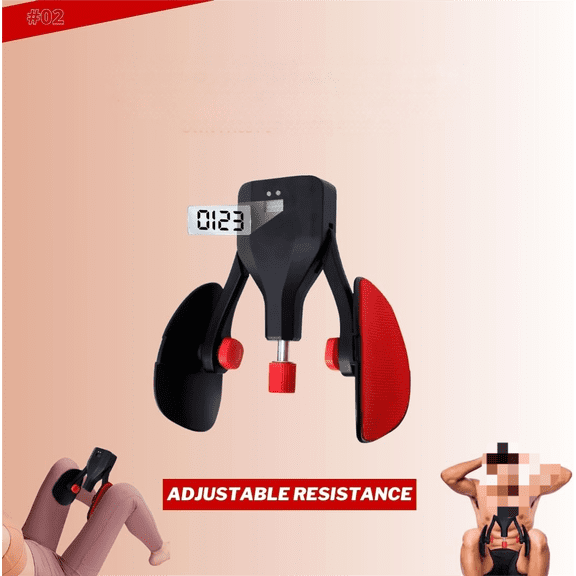 Thigh Trainer Adjustable Resistance Thigh Leg Strengtheners Exercise Machine for Inner Outer Thigh, Hip and Glute Trainer for Men & Women Heavy-Duty Steel Frame - ELARO$$