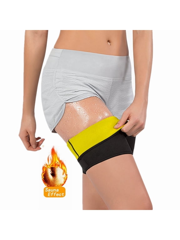 Thigh Trimmer for Women & Men for Slimming Self-heating Thigh Bands Thigh Sweat Bands for Women Thigh Trimmers for Weight Loss Sweat Belt & Body Wraps for Weight Loss