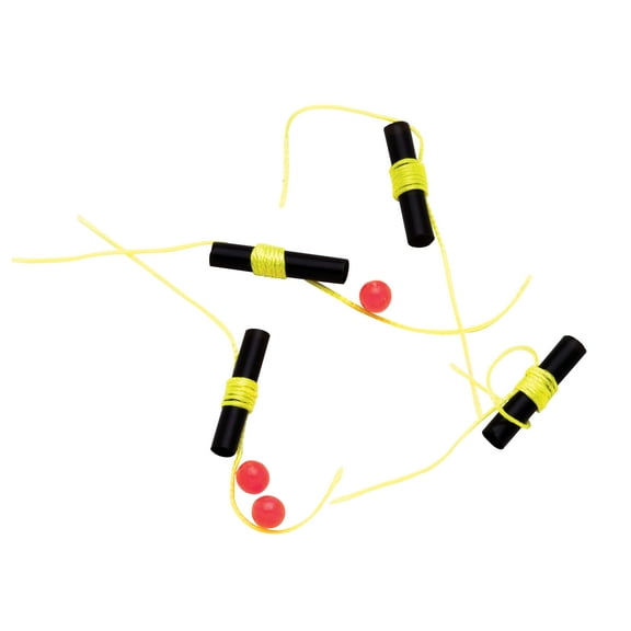 Thill Bobber Stops Beads Fishing Bobber Stop 40 Pack Fluorescent Yellow