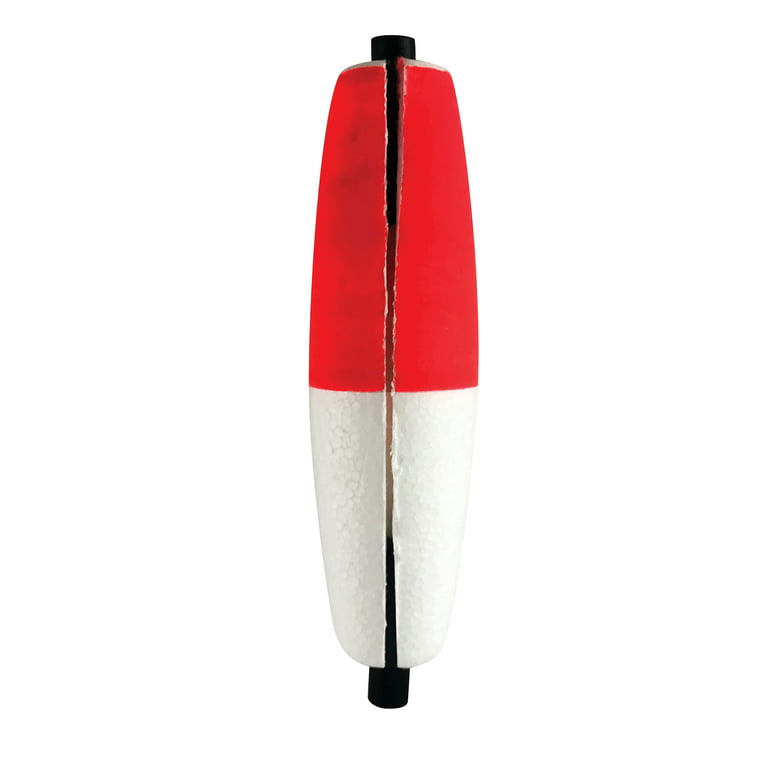 Thill Fish'n Foam Floats Cigar Slip Slotted 3 Fishing Float Red White