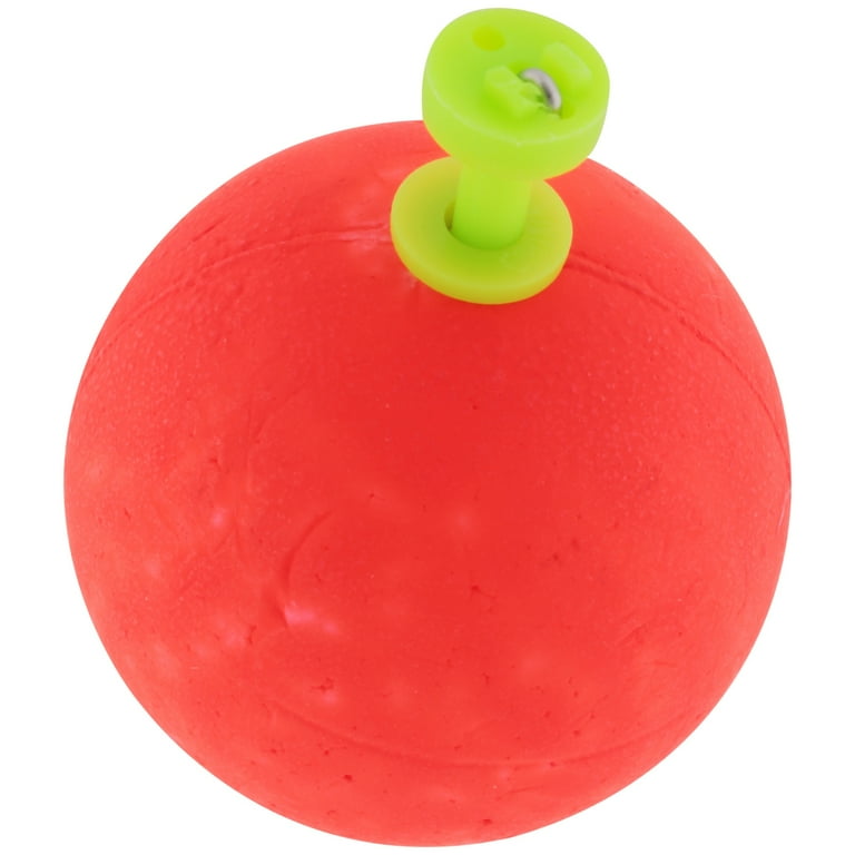 Thill Fish'n Foam Floats Round Weighted Clip 1 1/4 in. Fishing Float Red
