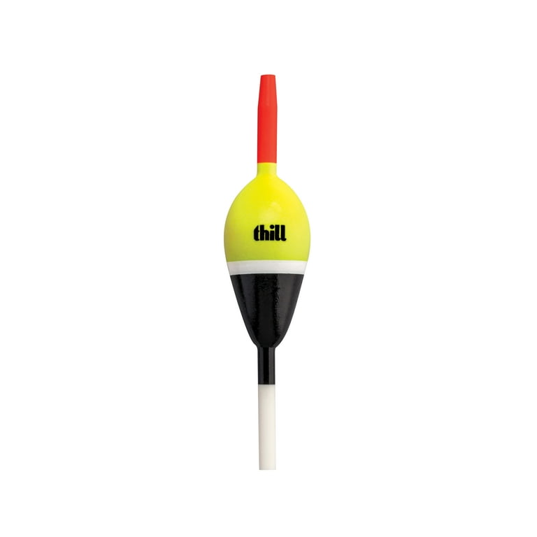 Thill Night N Day Glow Float Fishing Slip Float Yellow Black 7/8