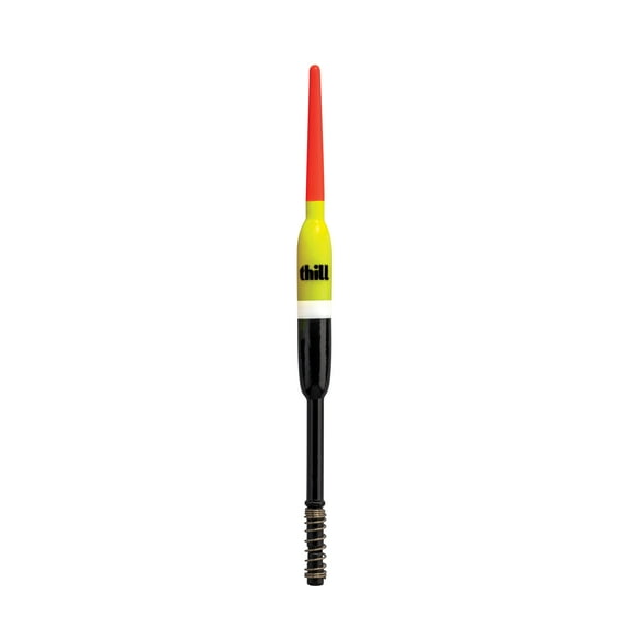Thill Night N Day Glow Float Fishing Spring Float Yellow Black 3/8 in. Pencil