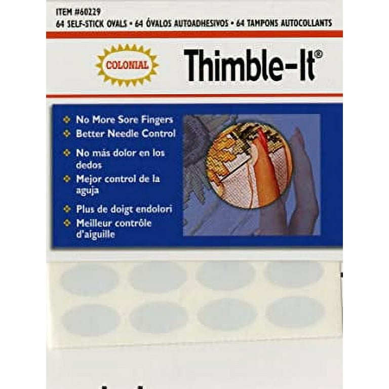 Thimblepad Leather Adhesive Thimble by Colonial Needle Co - 604141123453  Quilt in a Day / Quilting Notions