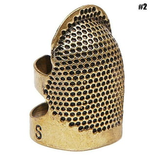 Sewing Thumb Protector, Finger Protector Sewing Thimble For Household  Silver 