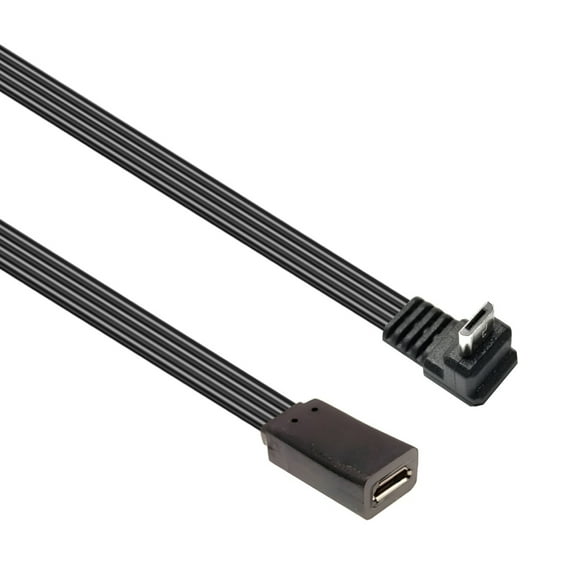 Thin 1.5mm Microed USB Extension Cord 90° Right Angled Design For Tight Space For Electronics Devices