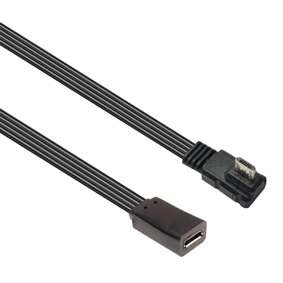 Thin 1.5mm Microed USB Extension Cord 90° Right Angled Design For Tight Space For Electronics Devices