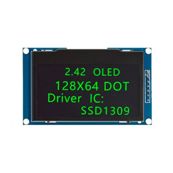 Thin 2.42Inch Display Module SPI/IIC Interfaces Emitting Technology High Resolution Graphics
