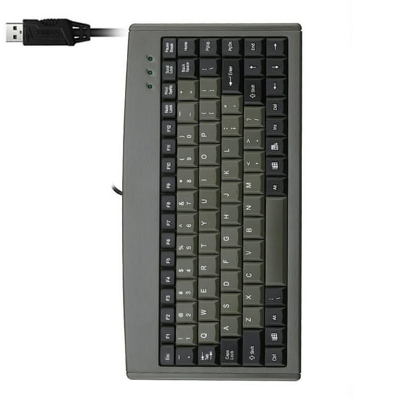 Thin 88Key Ergonomic USB Keyboards for Office Industrial Use with Water Resistant Design Quiet Typing Keyboards