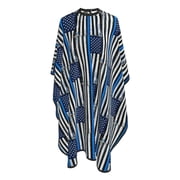 Thin Blue Line America Flag Barber Cape 66"x55" Salon Hair Cutting Haircut Cape Color Capes Stylist HairdresserApron