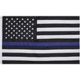 thumbnail image 1 of Thin Blue Line American Flag 3x5- Police Blue Lives Matter Embroidered Stars Flags Banner- Gifts for Law Enforcement Officers, 1 of 7
