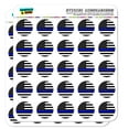 thumbnail image 1 of Thin Blue Line American Flag Planner Calendar Scrapbooking Crafting Stickers, 1 of 7