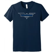 Thin Blue Line Batman Police T-Shirt - Navy - XL